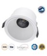 GLOBOSTAR® PLUTO-B 60260 Χωνευτό Downlight Σποτ με Honeycomb Anti Glare Reflector LED 15W 1950lm 38° AC 220-240V IP20 Φυσικό Λευκό 4500K - Bridgelux COB Chip & TÜV SÜD Driver - Λευκό Ματ - Μ10.4 x Π10.4 x Υ6.5cm - Q9.5cm - 5 Χρόνια Εγγύηση